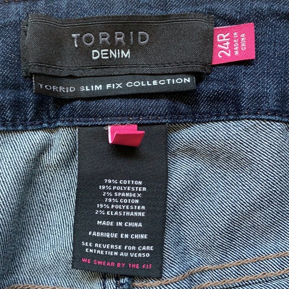 Torrid Slim Fix Collection Denim Jeans - Picture 5 of 6